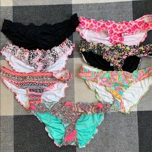 7 pairs of VS swim bottoms